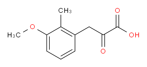 3-(3-methoxy-2-methylphenyl)-2-oxopropanoic acid