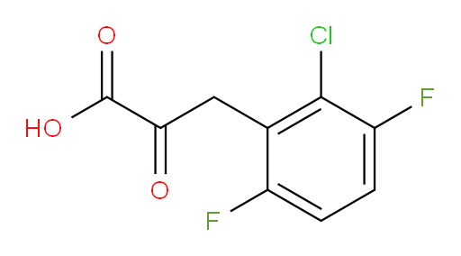 3-(2-chloro-3,6-difluorophenyl)-2-oxopropanoic acid