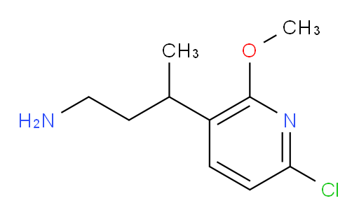 3-(6-chloro-2-methoxypyridin-3-yl)butan-1-amine