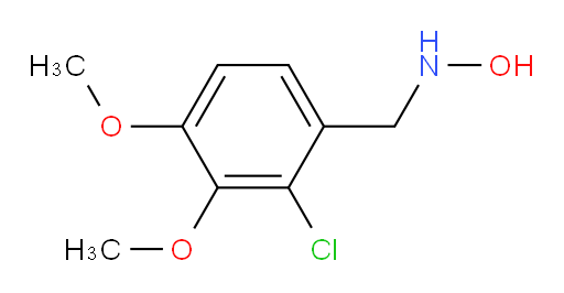 N-[(2-chloro-3,4-dimethoxyphenyl)methyl]hydroxylamine