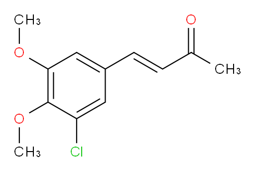 4-(3-chloro-4,5-dimethoxyphenyl)but-3-en-2-one