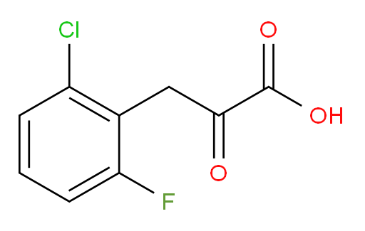 3-(2-chloro-6-fluorophenyl)-2-oxopropanoic acid