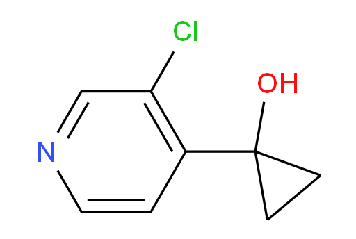 1-(3-chloropyridin-4-yl)cyclopropan-1-ol