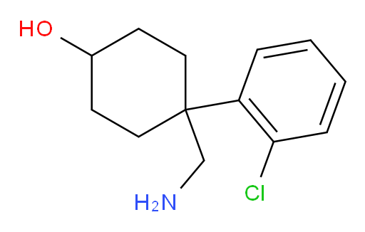 4-(aminomethyl)-4-(2-chlorophenyl)cyclohexan-1-ol