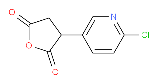 3-(6-chloropyridin-3-yl)oxolane-2,5-dione