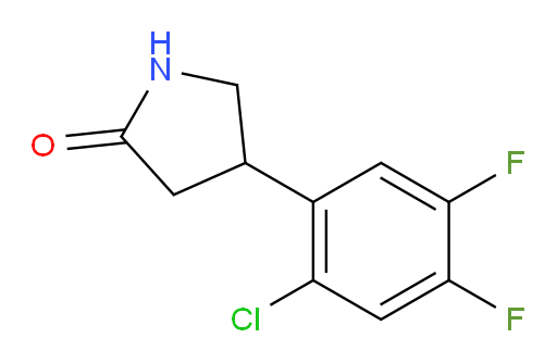 4-(2-chloro-4,5-difluorophenyl)pyrrolidin-2-one