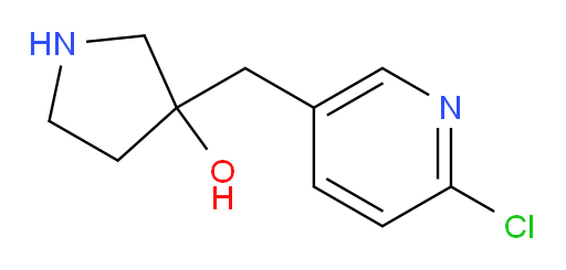 3-[(6-chloropyridin-3-yl)methyl]pyrrolidin-3-ol