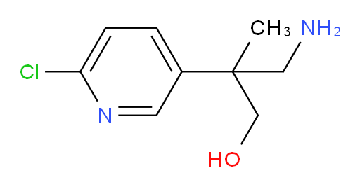 3-amino-2-(6-chloropyridin-3-yl)-2-methylpropan-1-ol