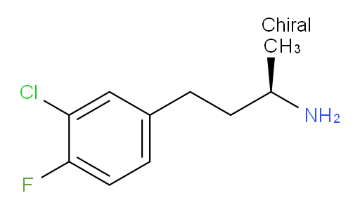(2R)-4-(3-chloro-4-fluorophenyl)butan-2-amine