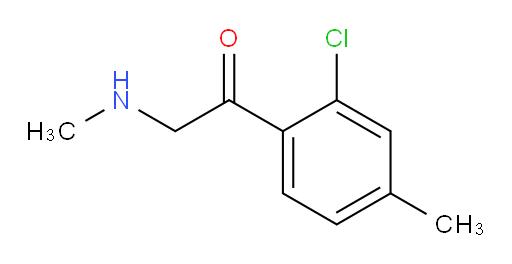 1-(2-chloro-4-methylphenyl)-2-(methylamino)ethan-1-one