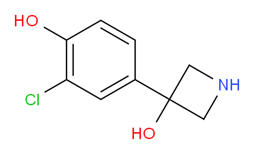 3-(3-chloro-4-hydroxyphenyl)azetidin-3-ol