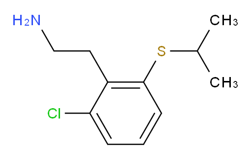 2-[2-chloro-6-(propan-2-ylsulfanyl)phenyl]ethan-1-amine