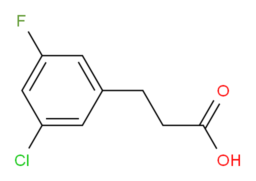 3-(3-chloro-5-fluorophenyl)propanoic acid