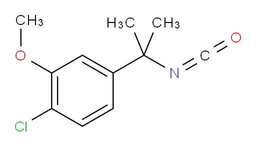 1-chloro-4-(2-isocyanatopropan-2-yl)-2-methoxybenzene