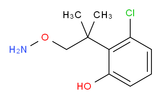 2-[1-(aminooxy)-2-methylpropan-2-yl]-3-chlorophenol