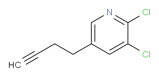 5-(but-3-yn-1-yl)-2,3-dichloropyridine