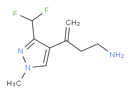 3-[3-(difluoromethyl)-1-methyl-1H-pyrazol-4-yl]but-3-en-1-amine