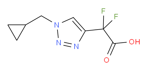 2-[1-(cyclopropylmethyl)-1H-1,2,3-triazol-4-yl]-2,2-difluoroacetic acid