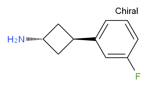 (1r,3r)-3-(3-fluorophenyl)cyclobutan-1-amine