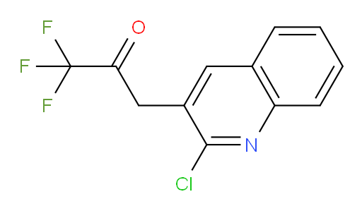 3-(2-chloroquinolin-3-yl)-1,1,1-trifluoropropan-2-one
