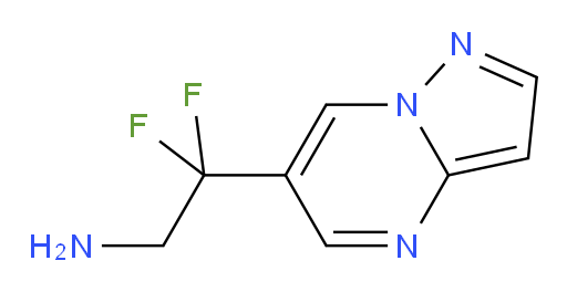 2,2-difluoro-2-{pyrazolo[1,5-a]pyrimidin-6-yl}ethan-1-amine
