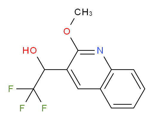 2,2,2-trifluoro-1-(2-methoxyquinolin-3-yl)ethan-1-ol