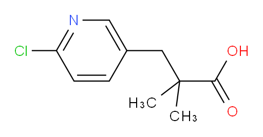 3-(6-chloropyridin-3-yl)-2,2-dimethylpropanoic acid