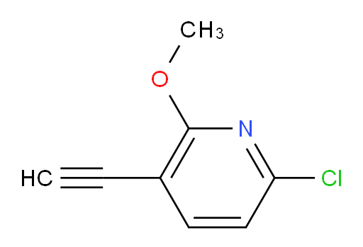 6-chloro-3-ethynyl-2-methoxypyridine