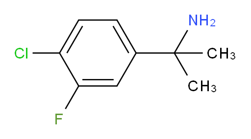 2-(4-chloro-3-fluorophenyl)propan-2-amine