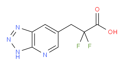 2,2-difluoro-3-{3H-[1,2,3]triazolo[4,5-b]pyridin-6-yl}propanoic acid
