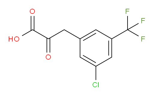3-[3-chloro-5-(trifluoromethyl)phenyl]-2-oxopropanoic acid