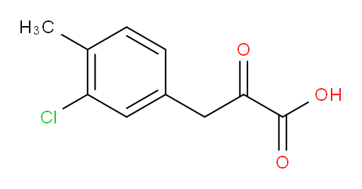 3-(3-chloro-4-methylphenyl)-2-oxopropanoic acid