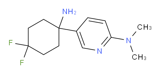 5-(1-amino-4,4-difluorocyclohexyl)-N,N-dimethylpyridin-2-amine