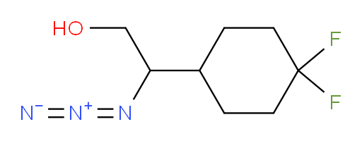 2-azido-2-(4,4-difluorocyclohexyl)ethan-1-ol