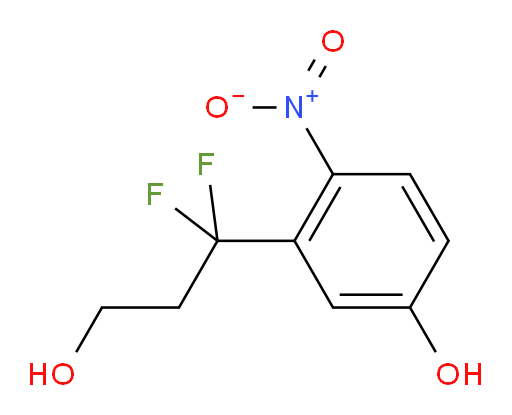 3-(1,1-difluoro-3-hydroxypropyl)-4-nitrophenol