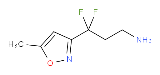 3,3-difluoro-3-(5-methyl-1,2-oxazol-3-yl)propan-1-amine