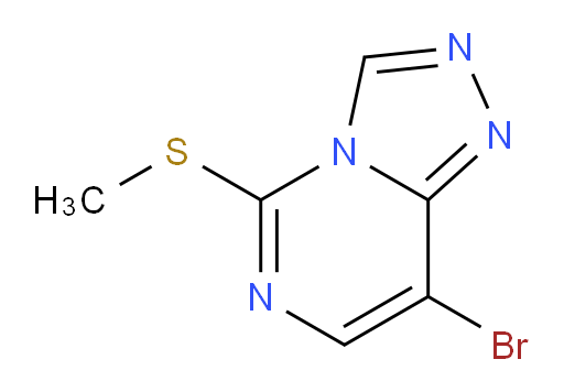 8-bromo-5-(methylsulfanyl)-[1,2,4]triazolo[4,3-c]pyrimidine