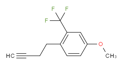 1-(but-3-yn-1-yl)-4-methoxy-2-(trifluoromethyl)benzene