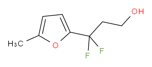3,3-difluoro-3-(5-methylfuran-2-yl)propan-1-ol