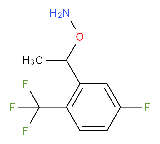 O-{1-[5-fluoro-2-(trifluoromethyl)phenyl]ethyl}hydroxylamine