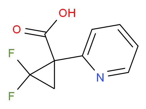 2,2-difluoro-1-(pyridin-2-yl)cyclopropane-1-carboxylic acid