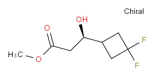 methyl (3R)-3-(3,3-difluorocyclobutyl)-3-hydroxypropanoate