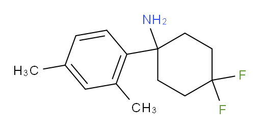 1-(2,4-dimethylphenyl)-4,4-difluorocyclohexan-1-amine