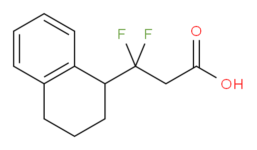 3,3-difluoro-3-(1,2,3,4-tetrahydronaphthalen-1-yl)propanoic acid