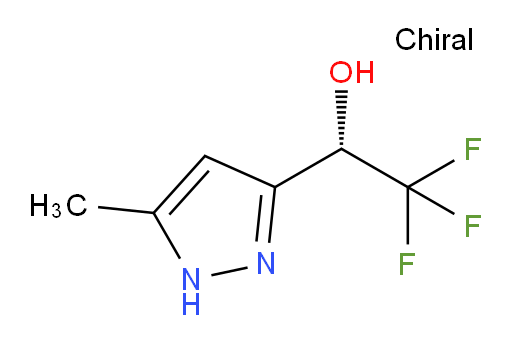 (1S)-2,2,2-trifluoro-1-(5-methyl-1H-pyrazol-3-yl)ethan-1-ol