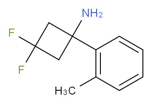 3,3-difluoro-1-(2-methylphenyl)cyclobutan-1-amine