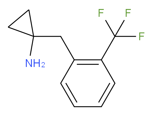1-{[2-(trifluoromethyl)phenyl]methyl}cyclopropan-1-amine