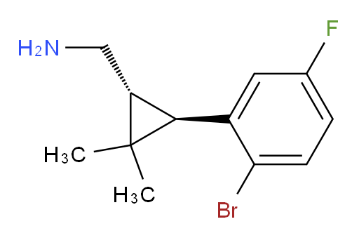 rac-[(1R,3R)-3-(2-bromo-5-fluorophenyl)-2,2-dimethylcyclopropyl]methanamine