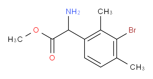 methyl 2-amino-2-(3-bromo-2,4-dimethylphenyl)acetate