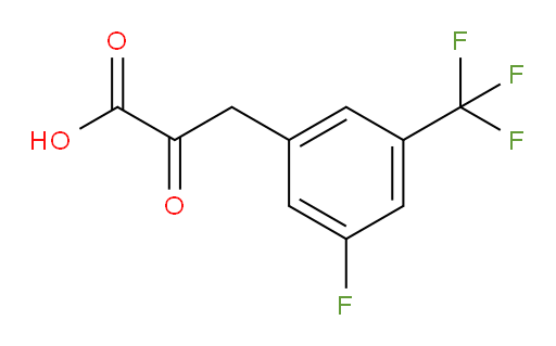 3-[3-fluoro-5-(trifluoromethyl)phenyl]-2-oxopropanoic acid
